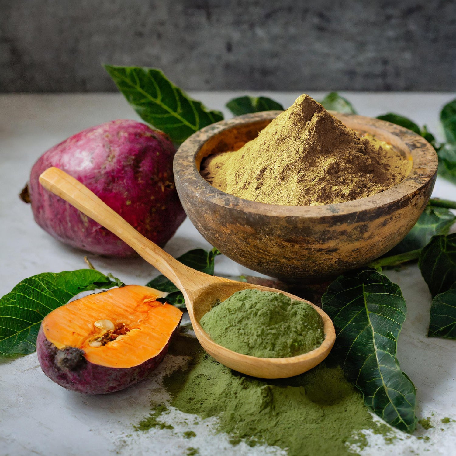 Maca, Lucuma Fruit, and Chlorella