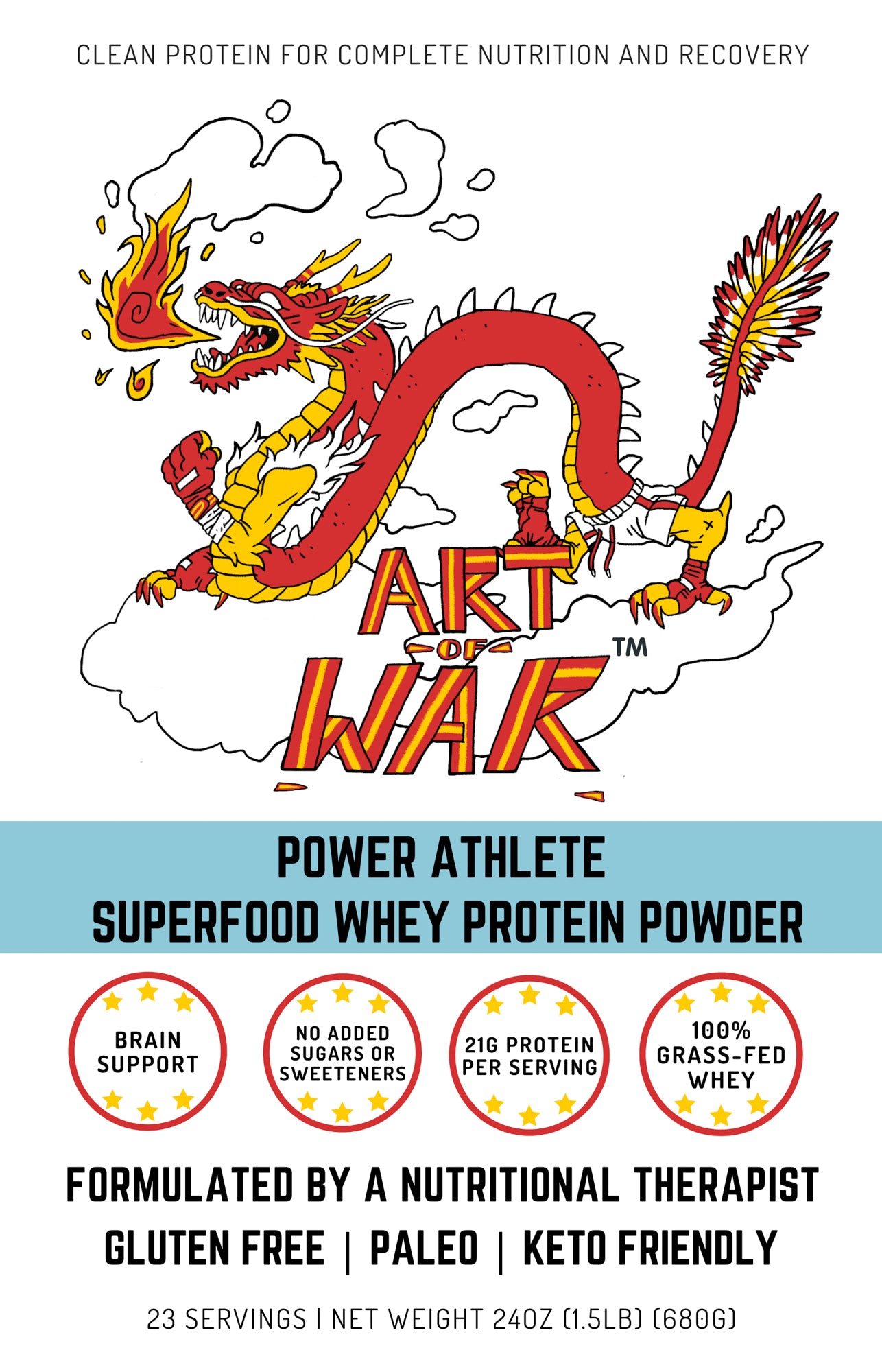 Power Athlete - Superfood Whey Protein Powder